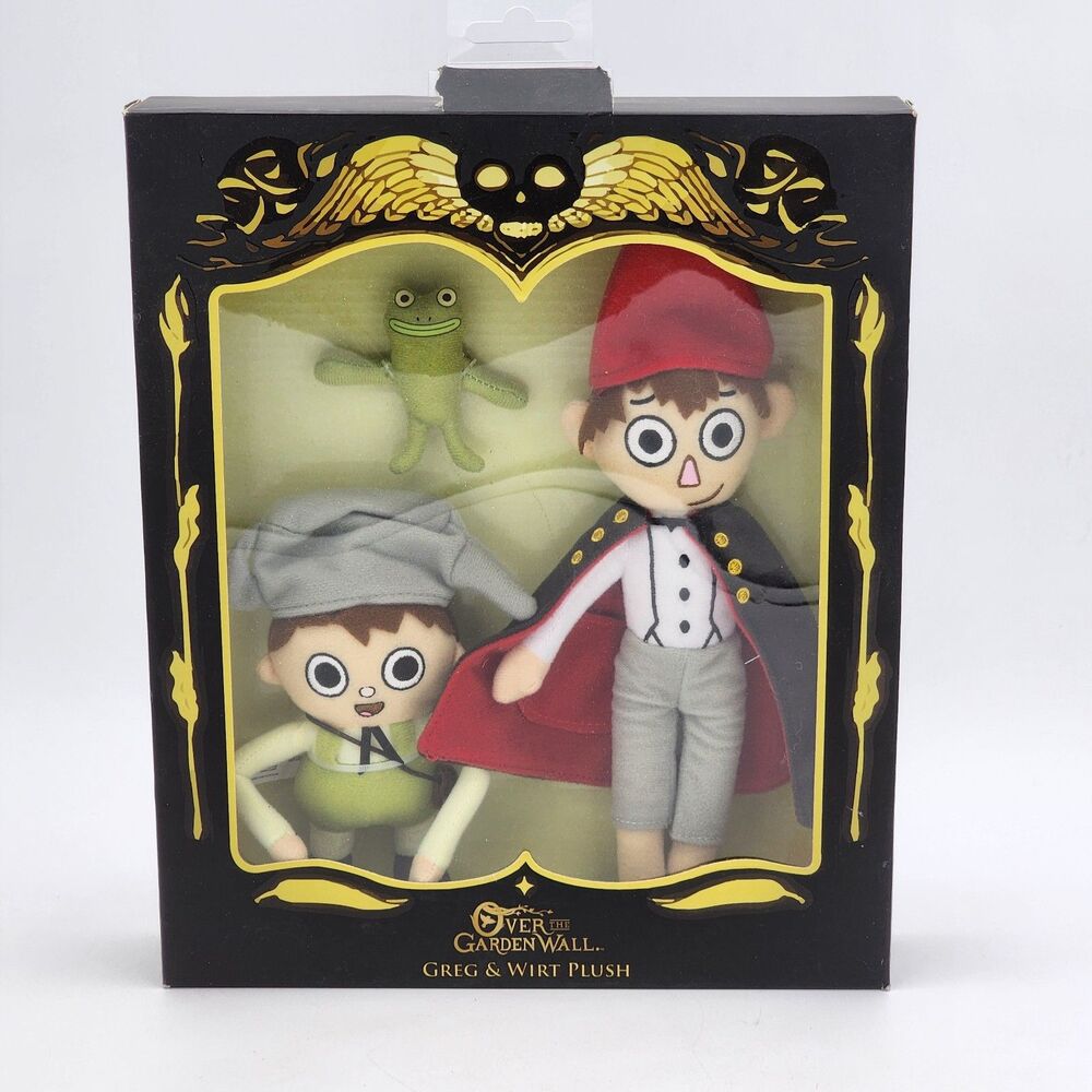 Over The Garden Wall Wirt Greg Frog Plush Box Set SDCC 2016 Exclusive BNIB